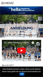 Mobile Screenshot of hamburg-halbmarathon.de