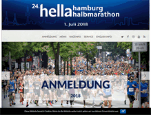 Tablet Screenshot of hamburg-halbmarathon.de
